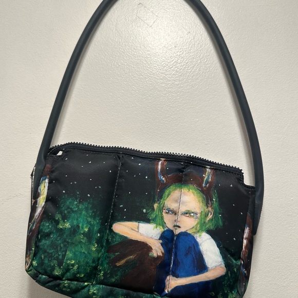 Marc Jacobs limited edition Era Wakiyama nylon shoulder bag with rubber handle - Picture 4 of 11